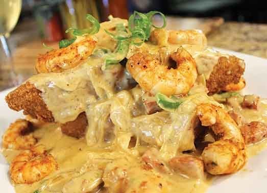 Ashleigh‘s Famous Shrimp & Grits (Lunch/Dinner)# at Page’s Okra Grill