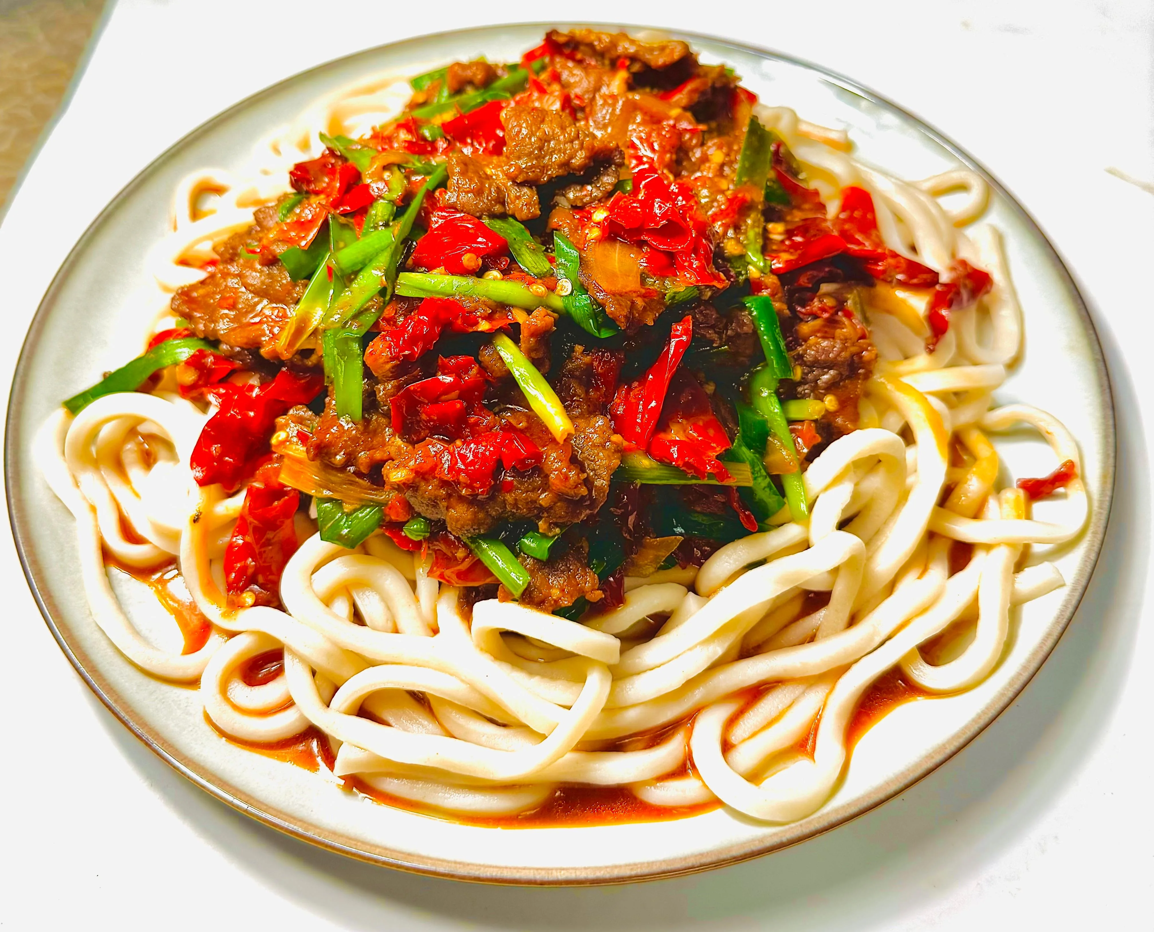 Special Chili Laghman 辣皮子拌面 🌶️