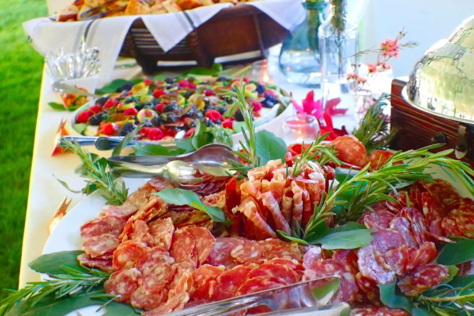 Delicious array of food