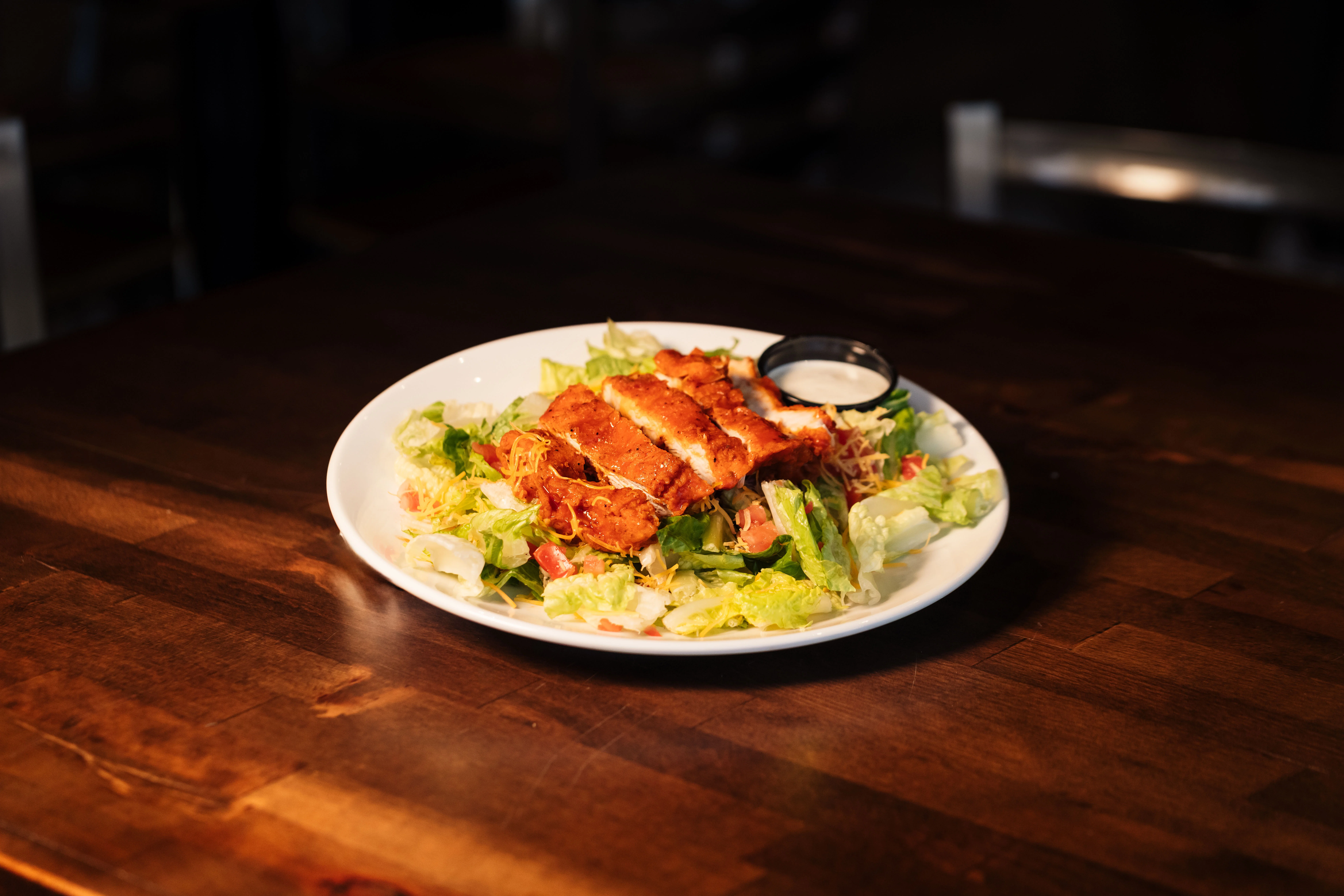 A beautifully plated dish featuring vibrant colors and fresh ingredients.