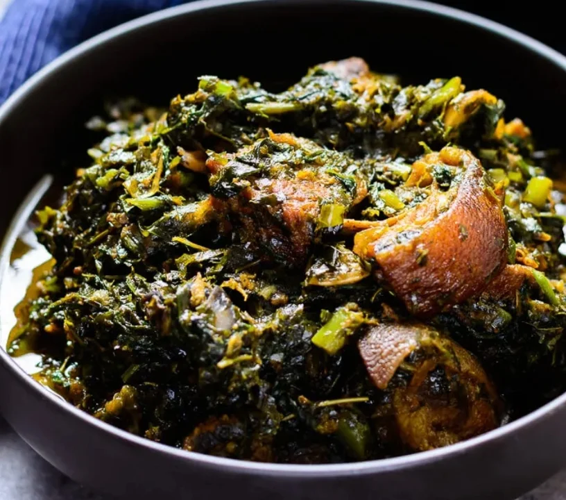Afang Stew at Tolex African Grill