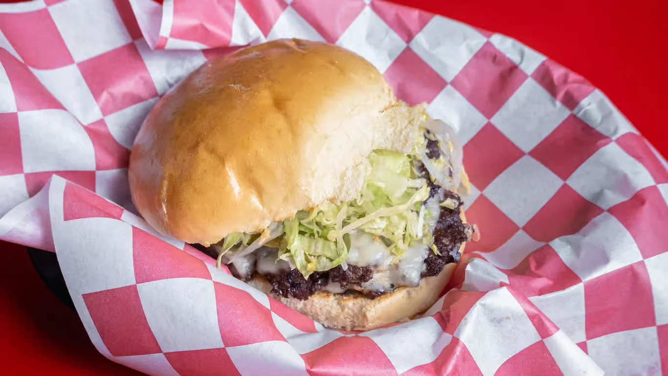 The Rooster Double Burger