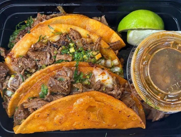 3 Birria Tacos