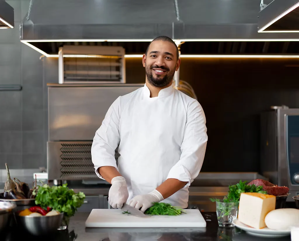 The Gyros chef