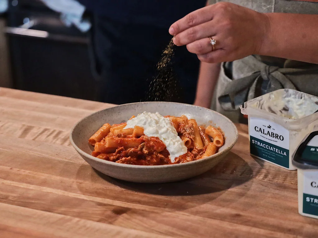 Salt on Rigatoni
