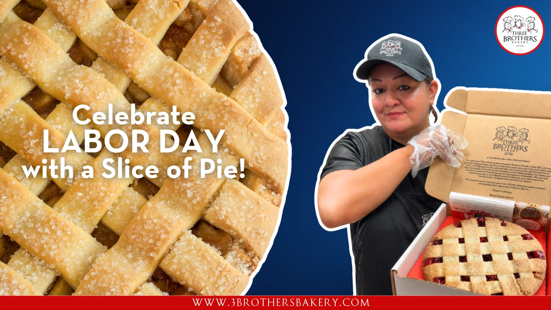 Freshly baked apple pie with a golden lattice crust