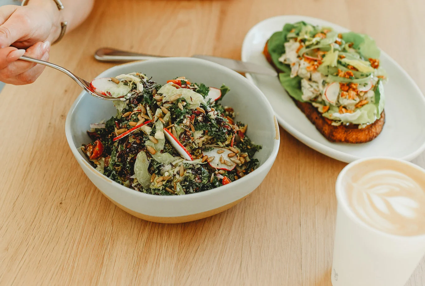Otherside Salad and Toast