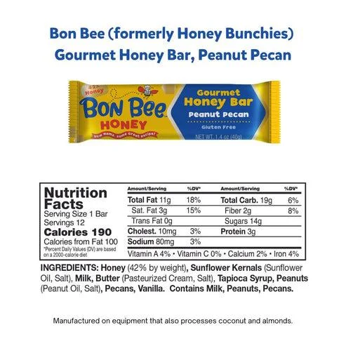 Bon Bee Bar - Peanut Pecan