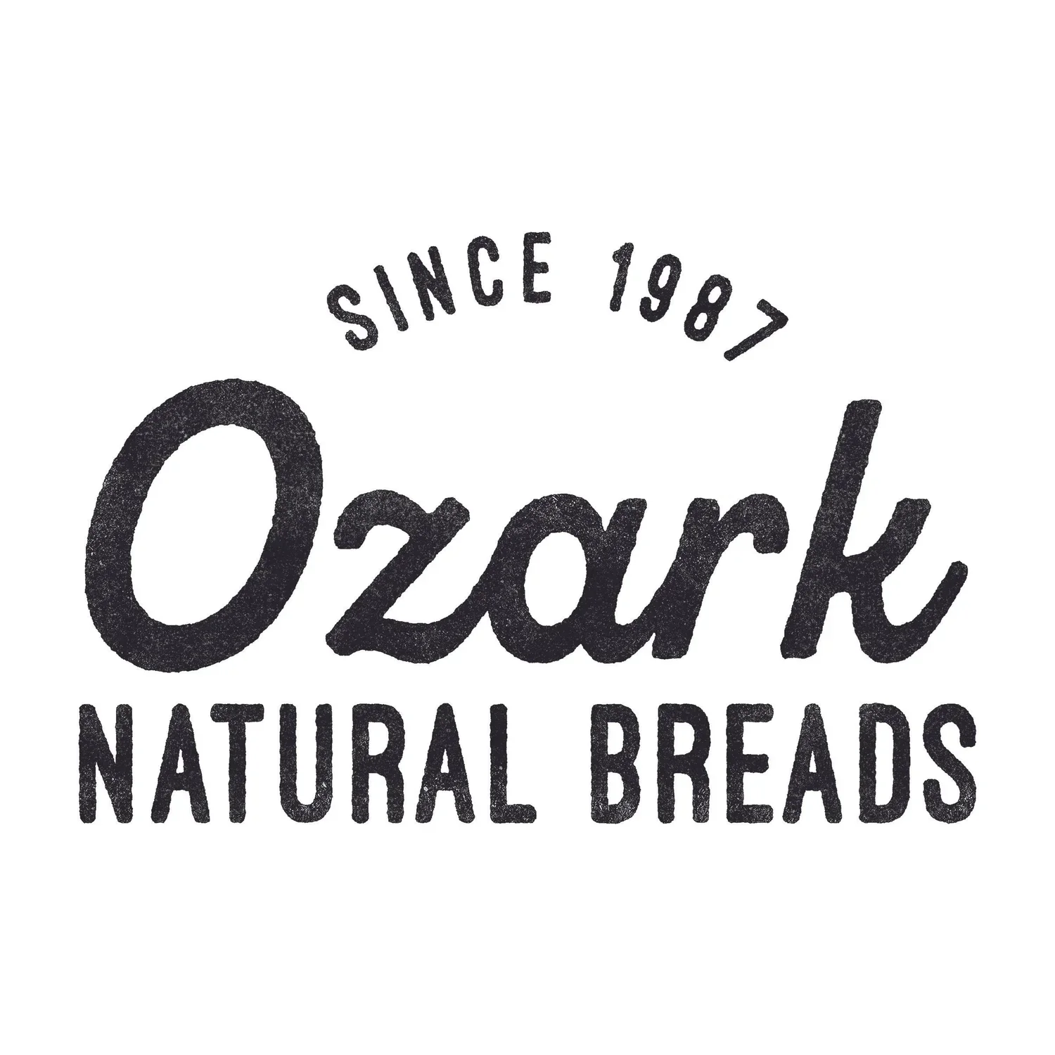 Ozak Natural Breads logo since 1987