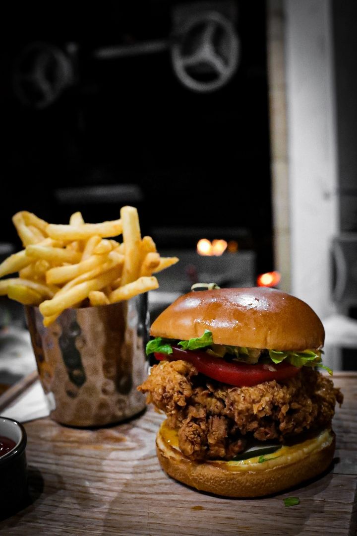 Sunday Fried Chicken Sammy at Ty’s Roadside Coastal Kitchen