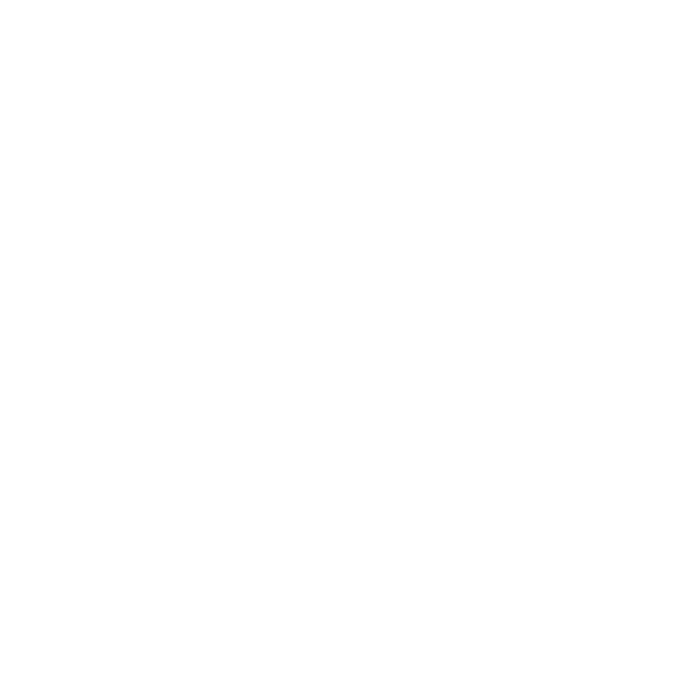 Facebook logo in white on a black background