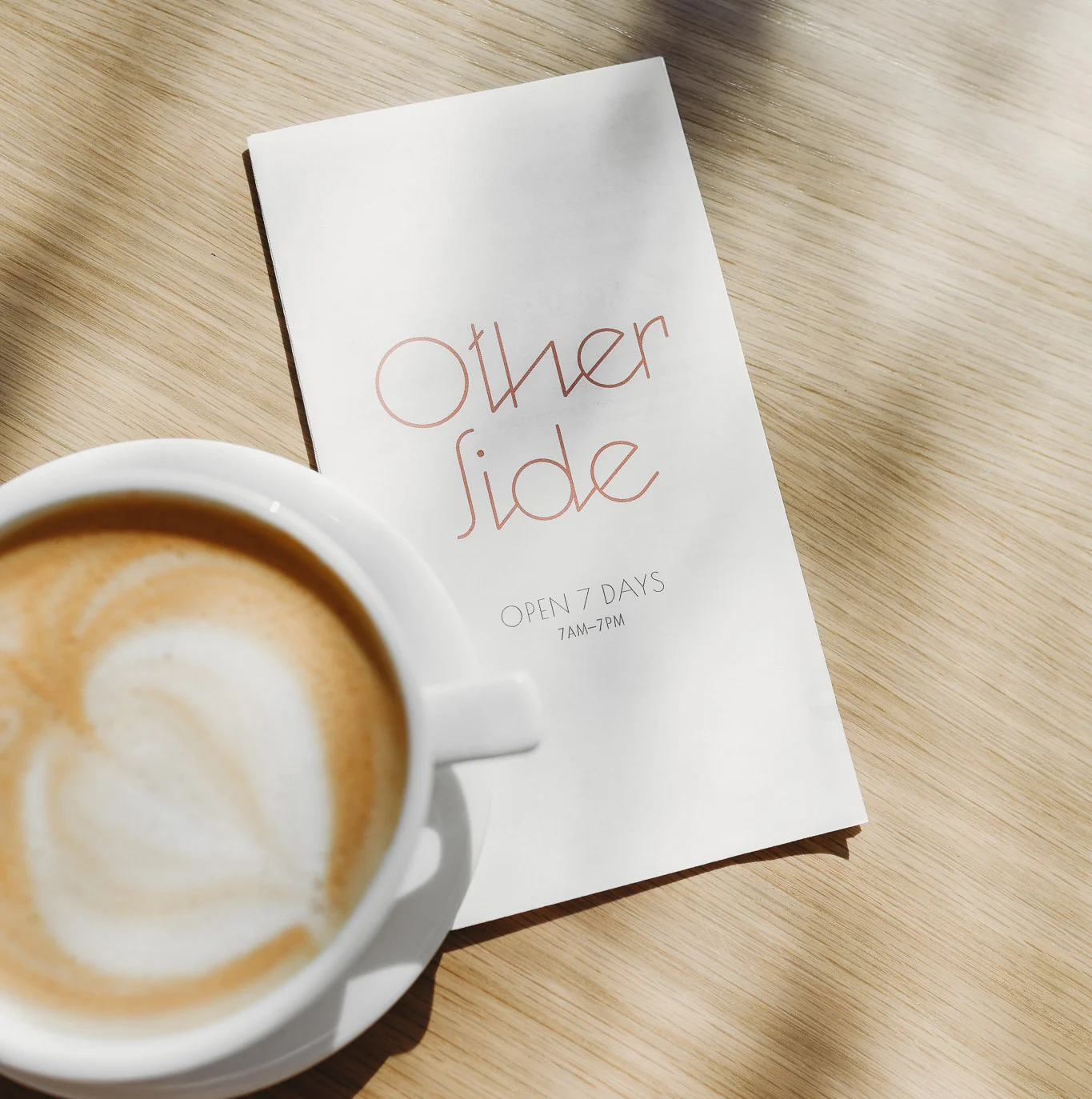 Otherside Coffee Mug and Menu