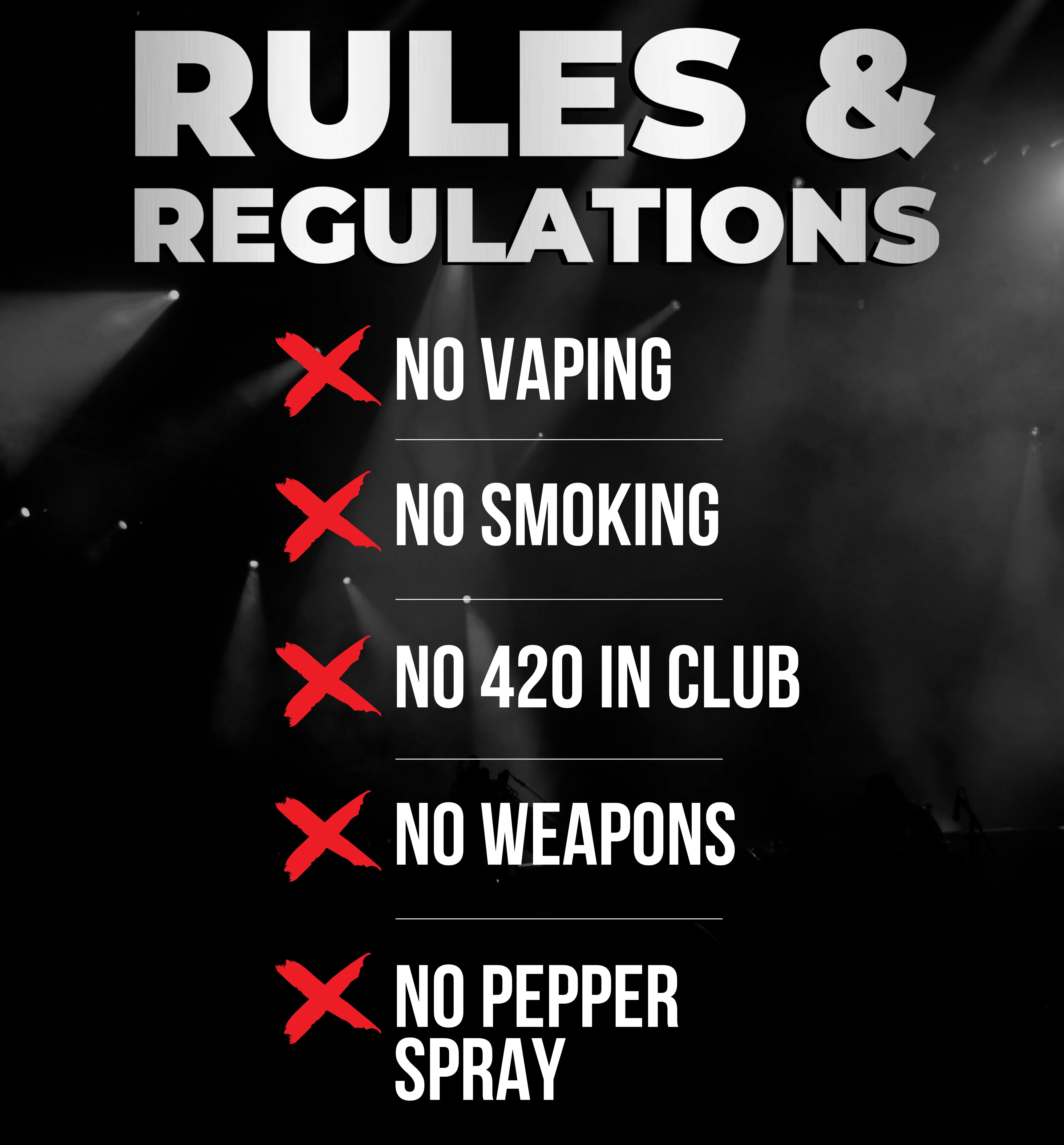 Rules & Regulations ohm Seattle