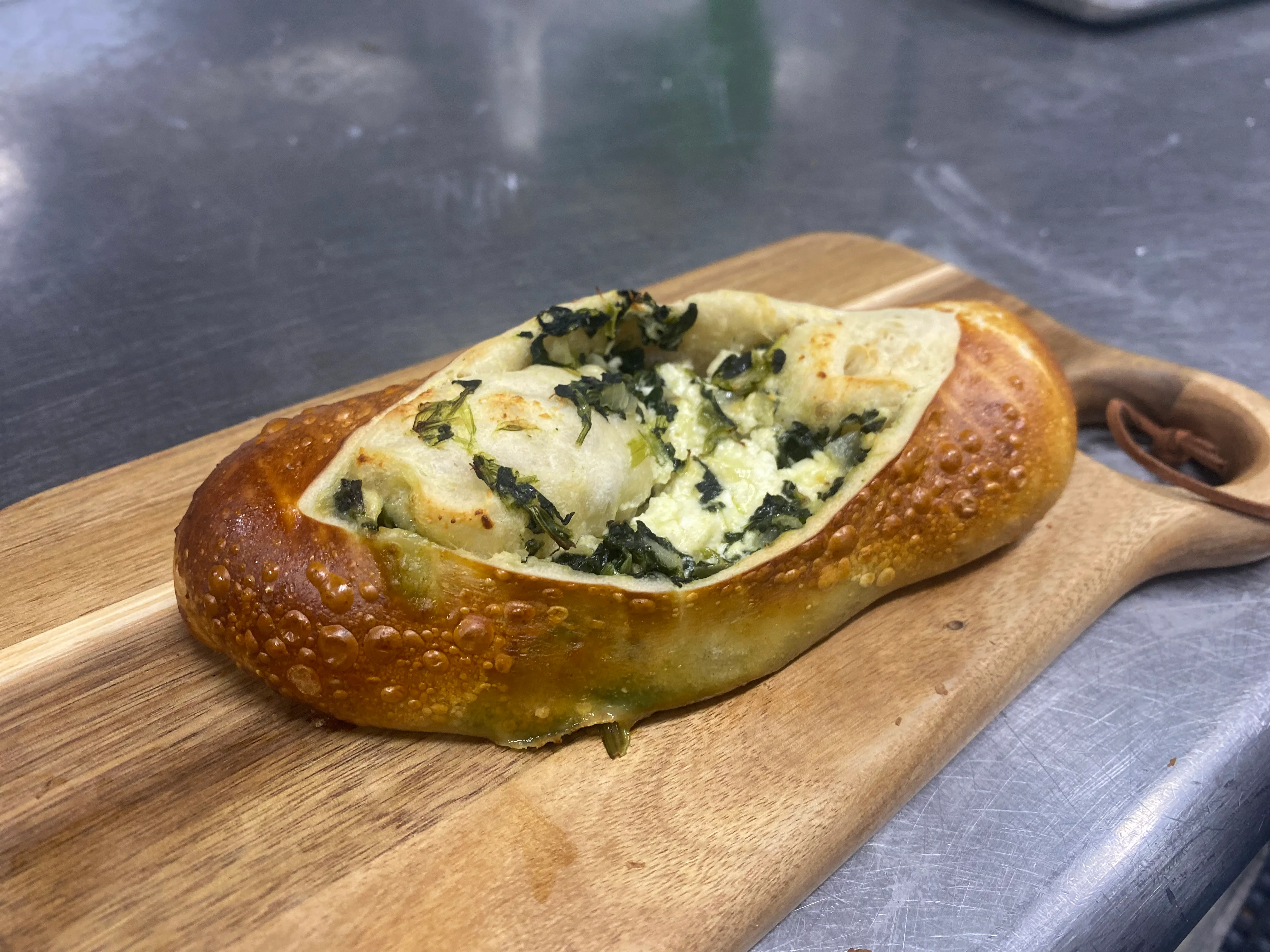 Reuben Stuffed Pretzel