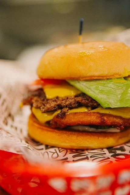 Pork Cheeseburger