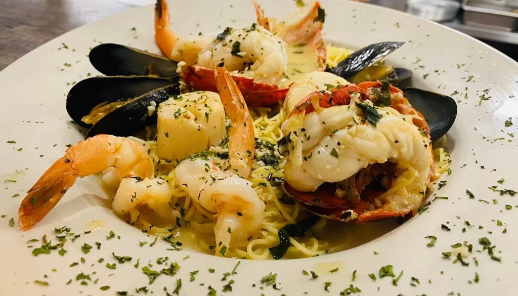 A restaurant chef preparing a dish