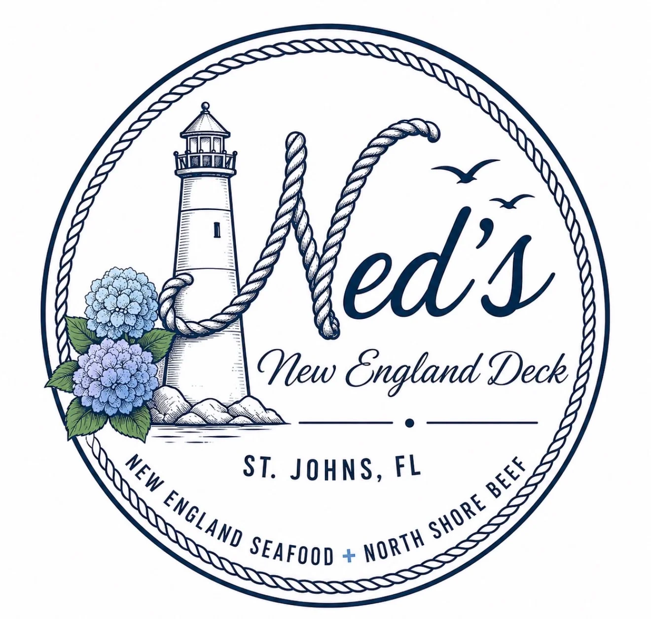 Logo of Ned's New England Deck in St. Johns, FL