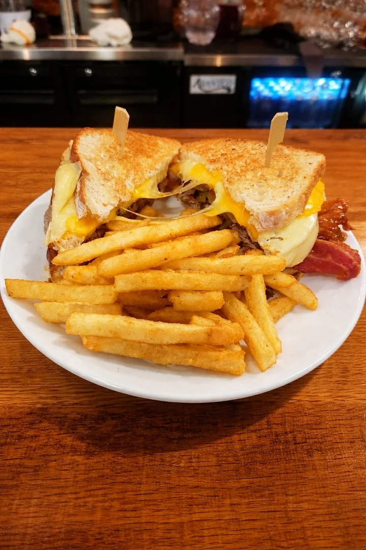 Grilled Cheese Cowboy Burger
