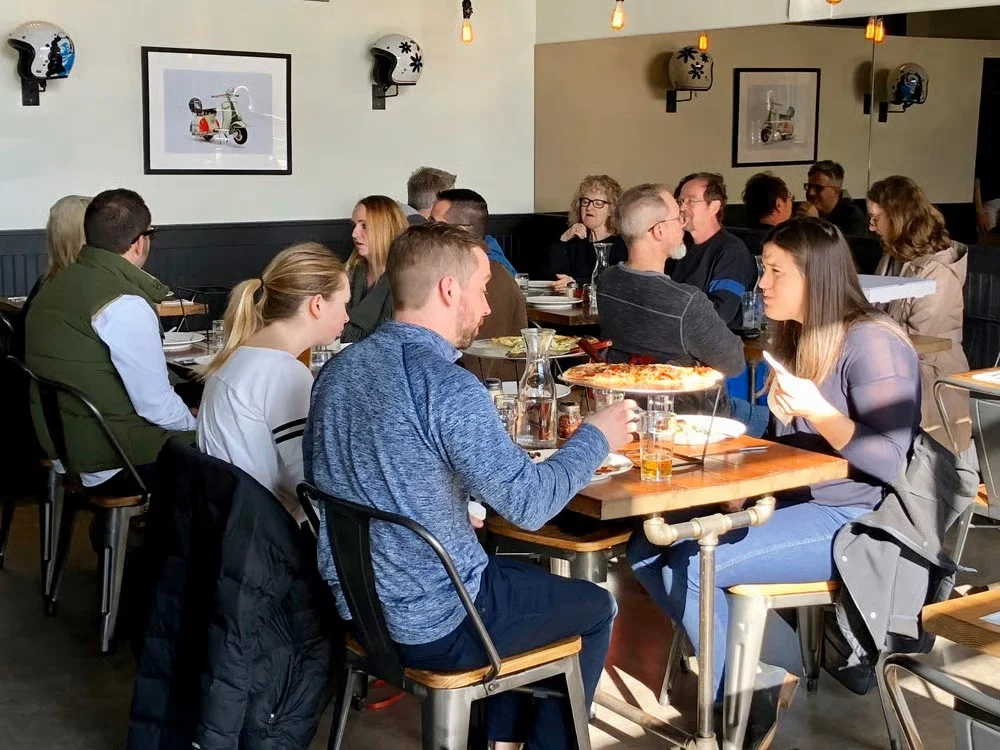 lunch crowd