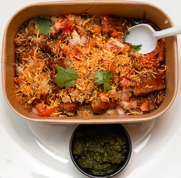 Aloo Tikki Chaat