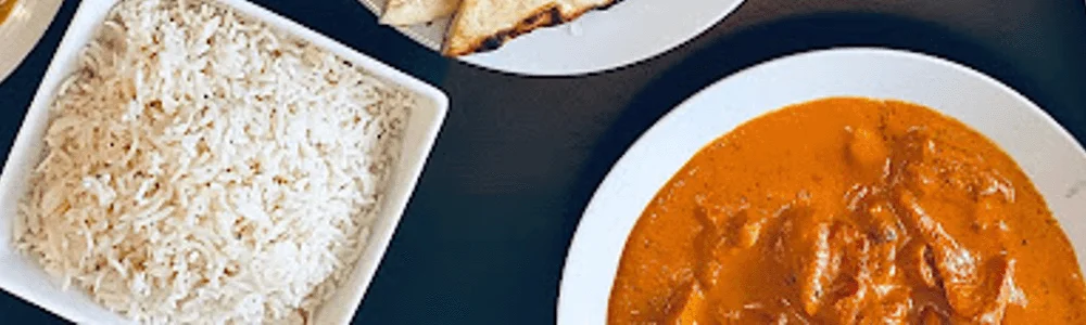 White rice and Paneer gravy