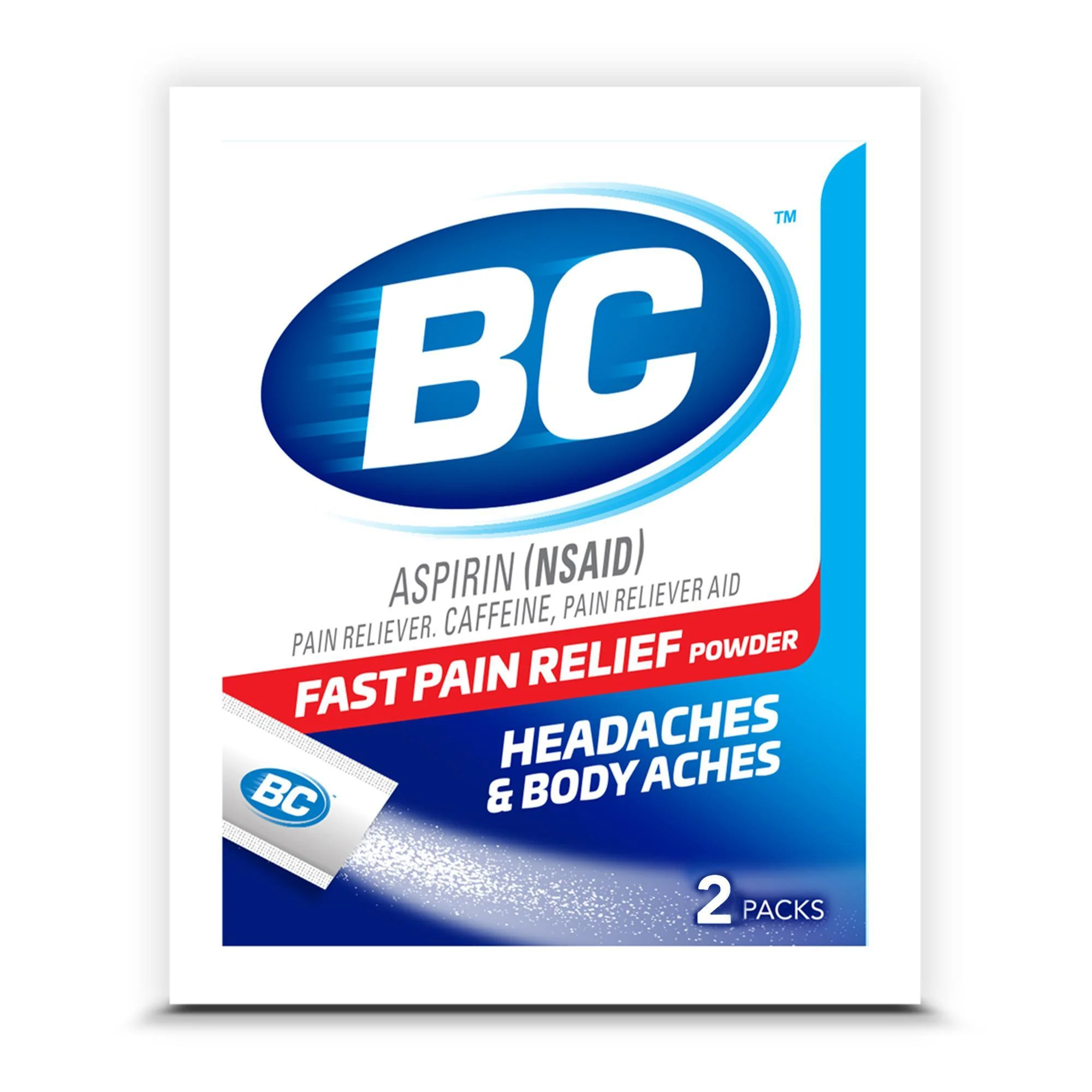 BC Fast Pain Relief On the Go, 2 sticks