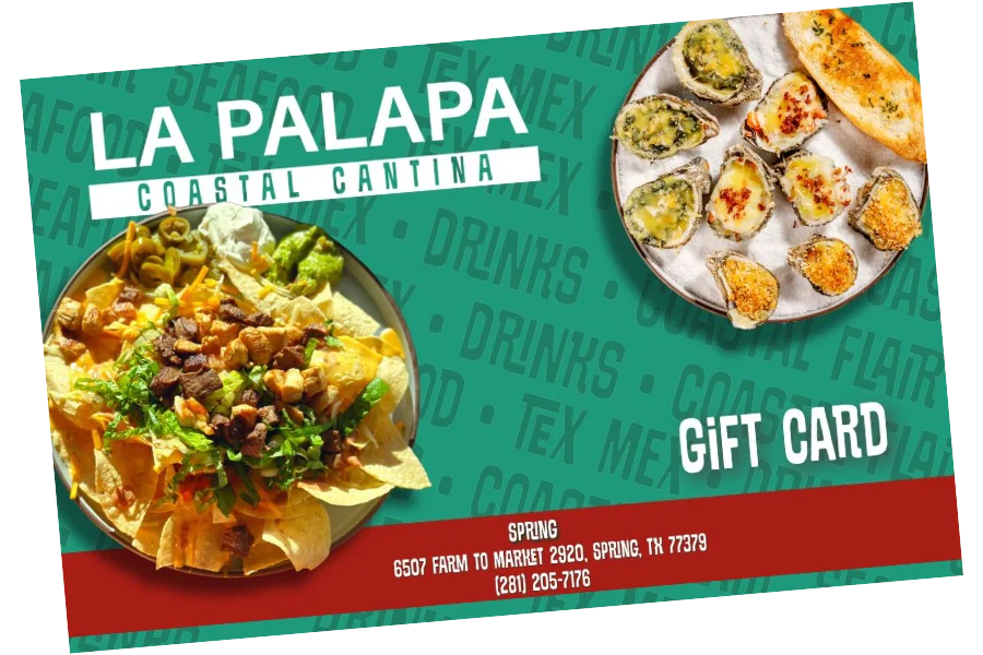 La Palapa Coastal Cantina eGift Card