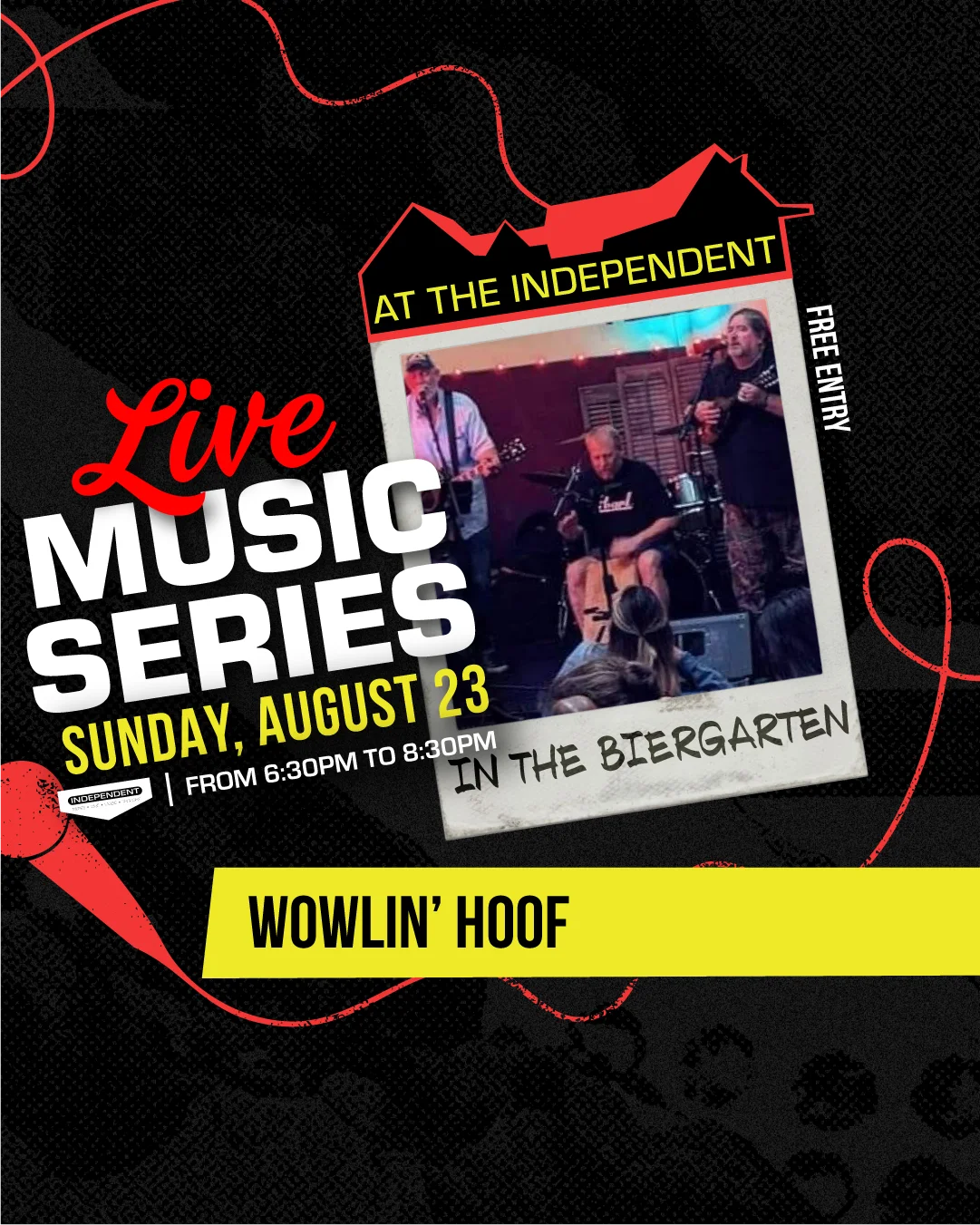 Promotional image for Indie Music event featuring Todd Murphy.