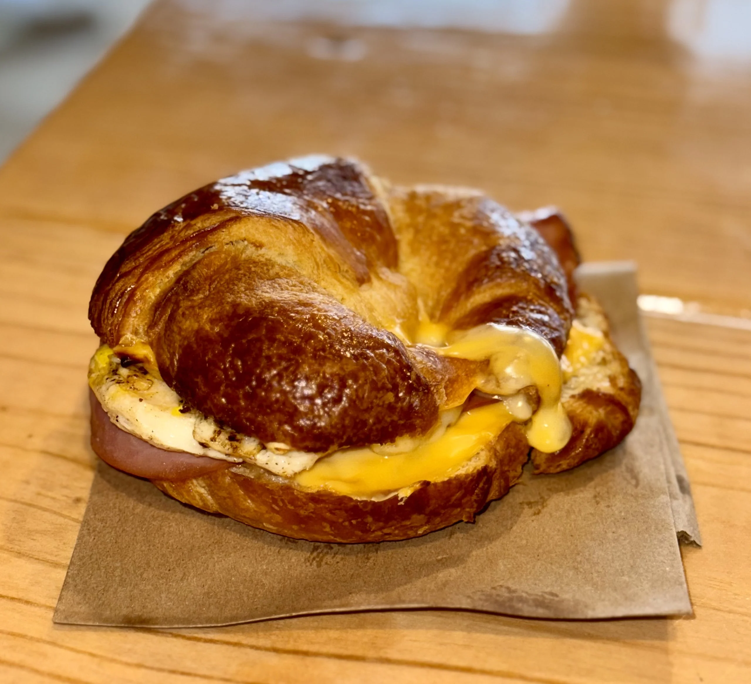 Breakfast croissant