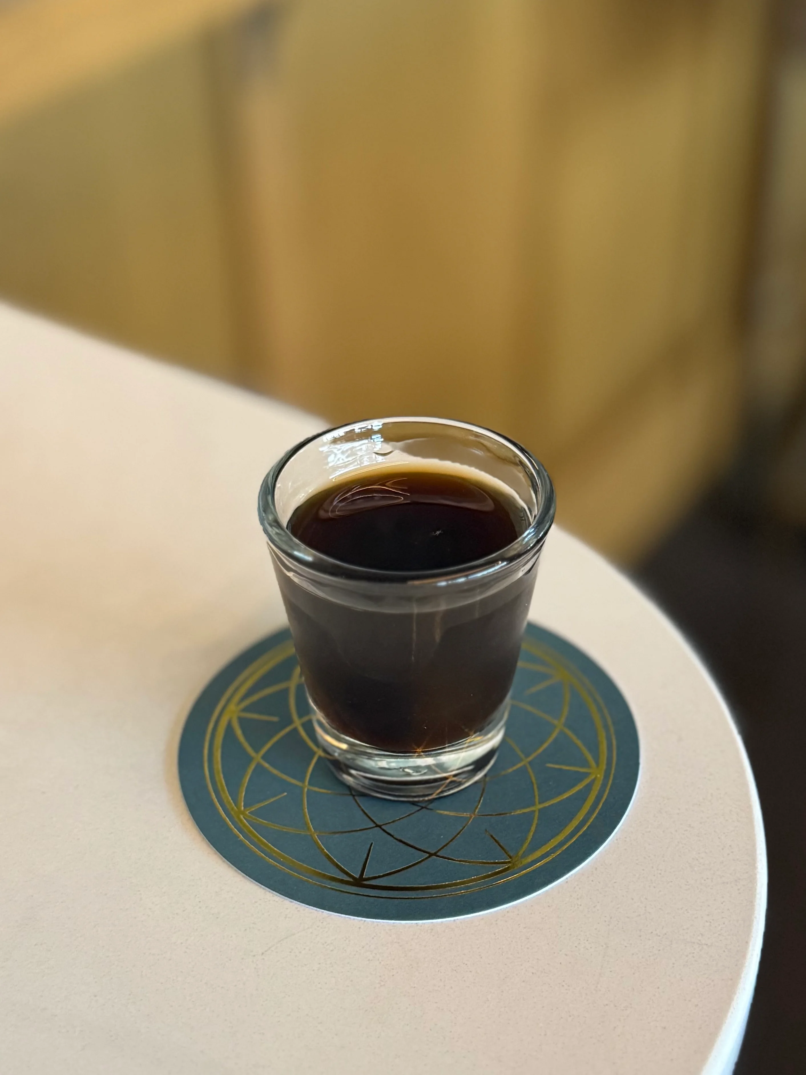Rocket Fuel. Butter Fat-Washed Black Strap Rum, Mr. Black Coffee Liqueur