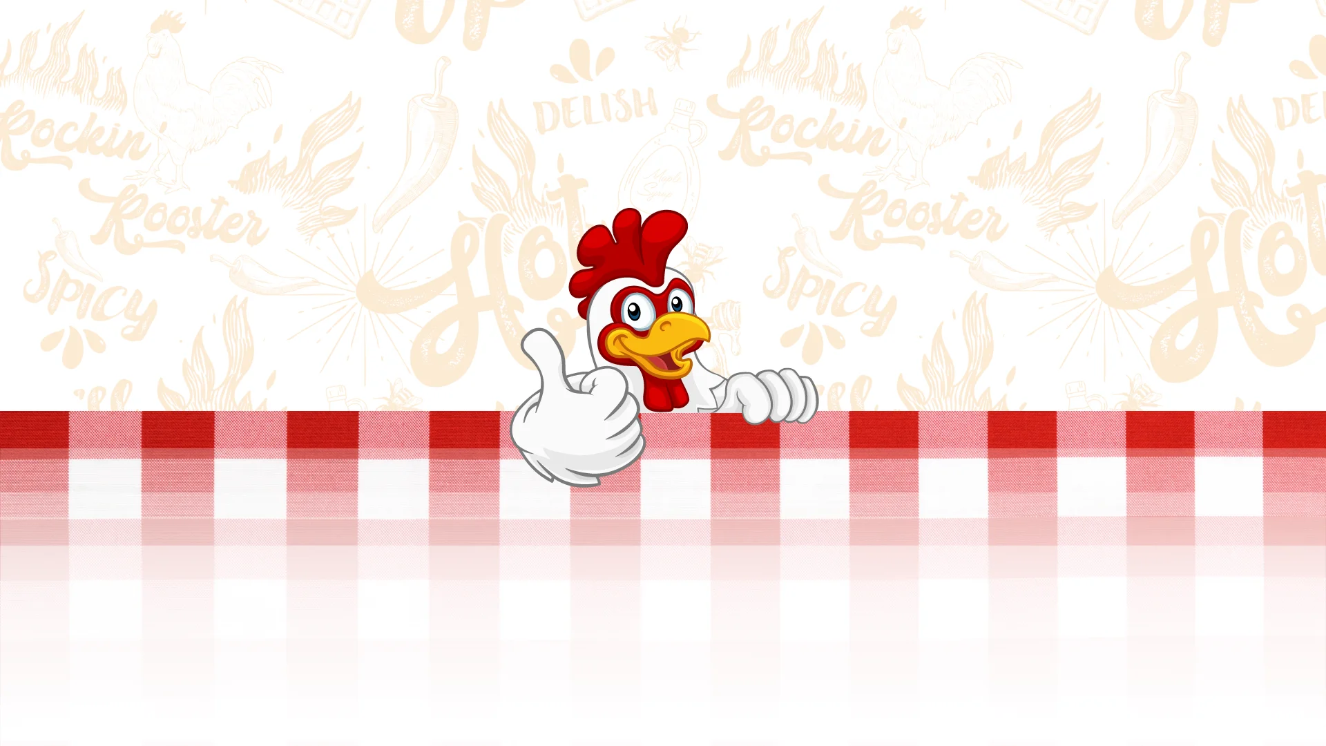 Chix Chichen & Waffles Mascot Banner