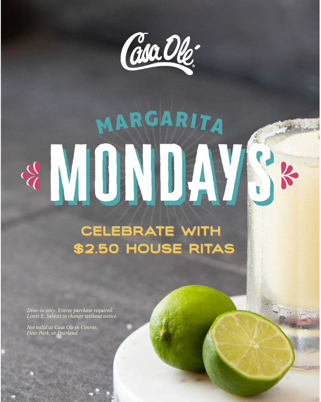 Margarita Mondays Promotional Graphic