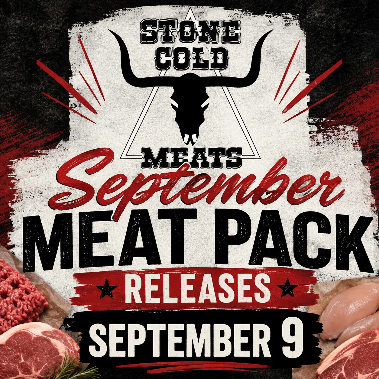 Back to school meat pack with chicken and ground beef