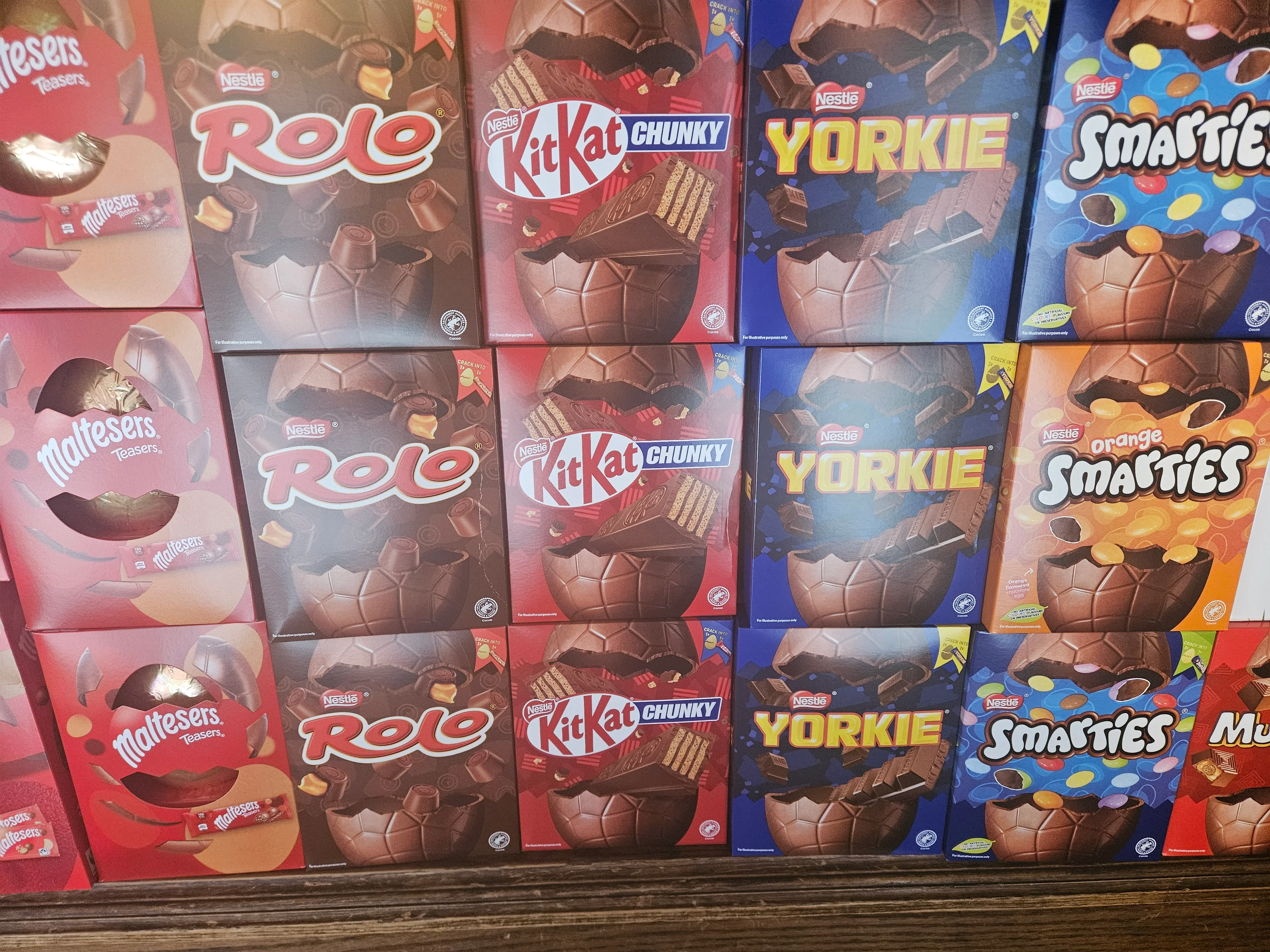 A Collection of British Chocolate Easter Eggs