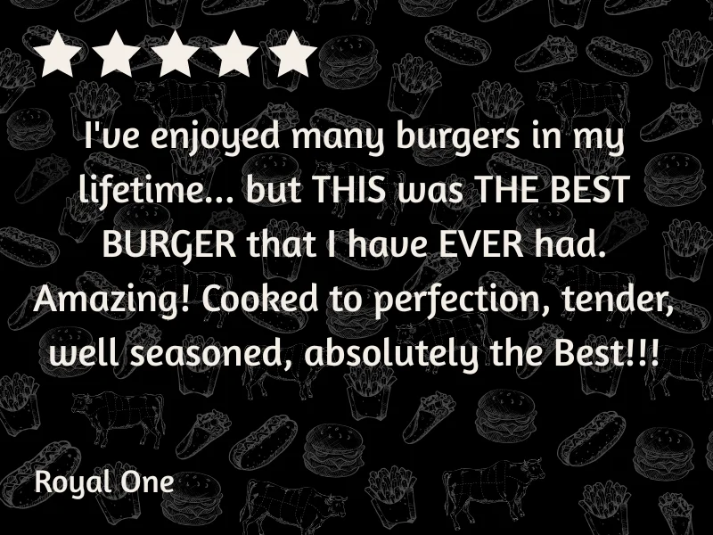 Delicious gourmet burger with fries on a dark background