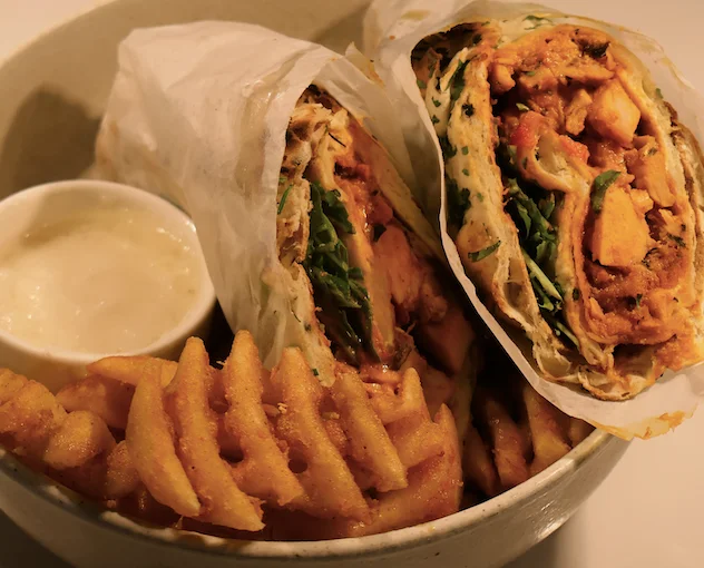 Butter Chicken Wrap