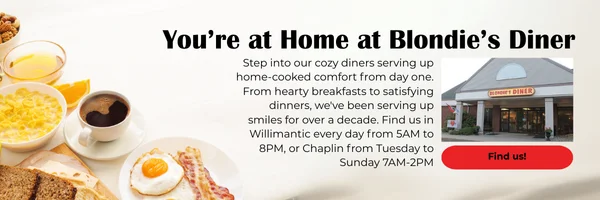 Cozy diner interior with breakfast spread and warm ambiance