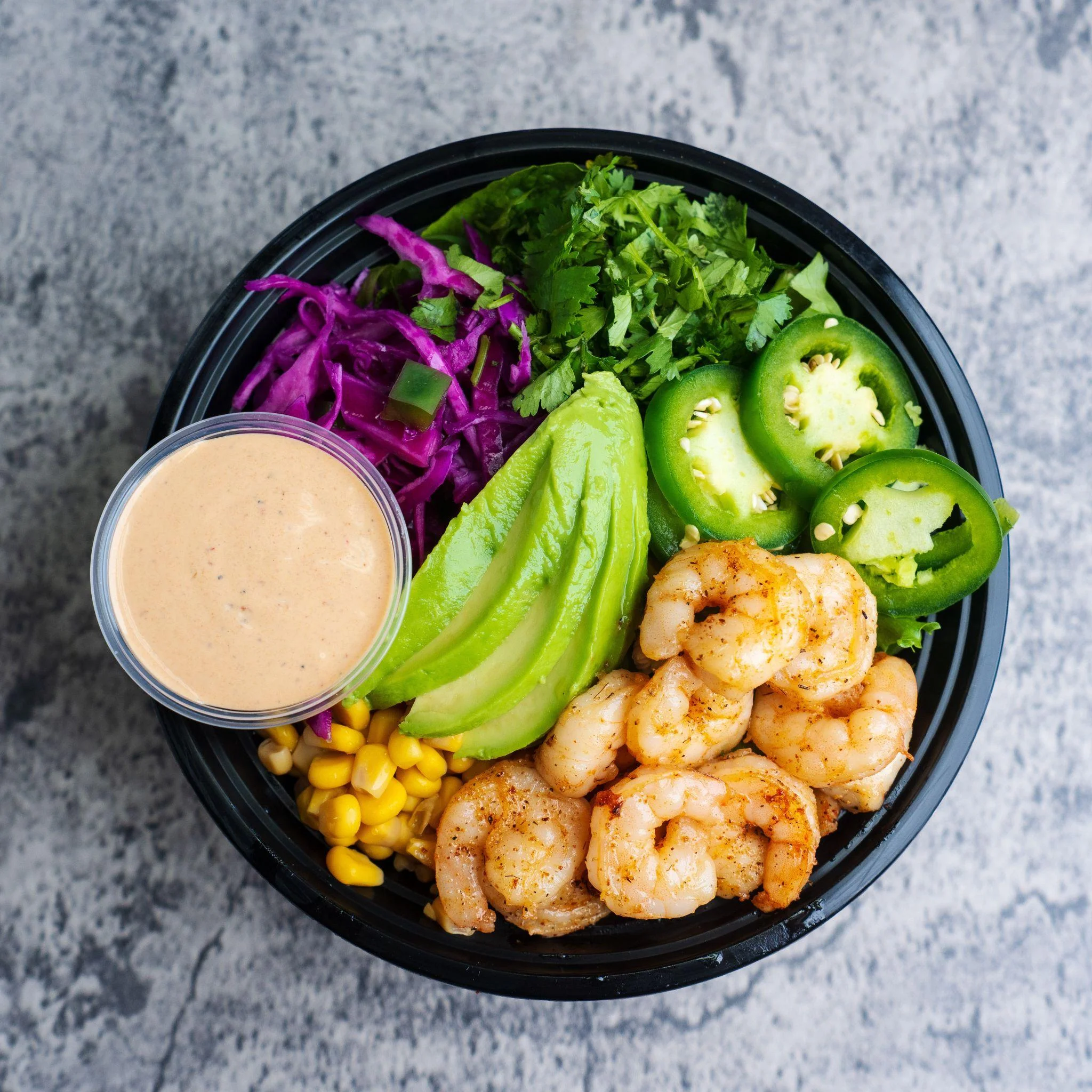 Grilled Shrimp Empire Bowl