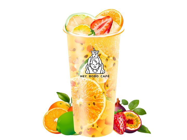 608 E University Ave #106 - BoBo Super Fruit Tea (20 oz) 啵啵超级