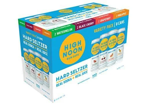 High Noon Vodka Hard Seltzer Variety 8 Pack