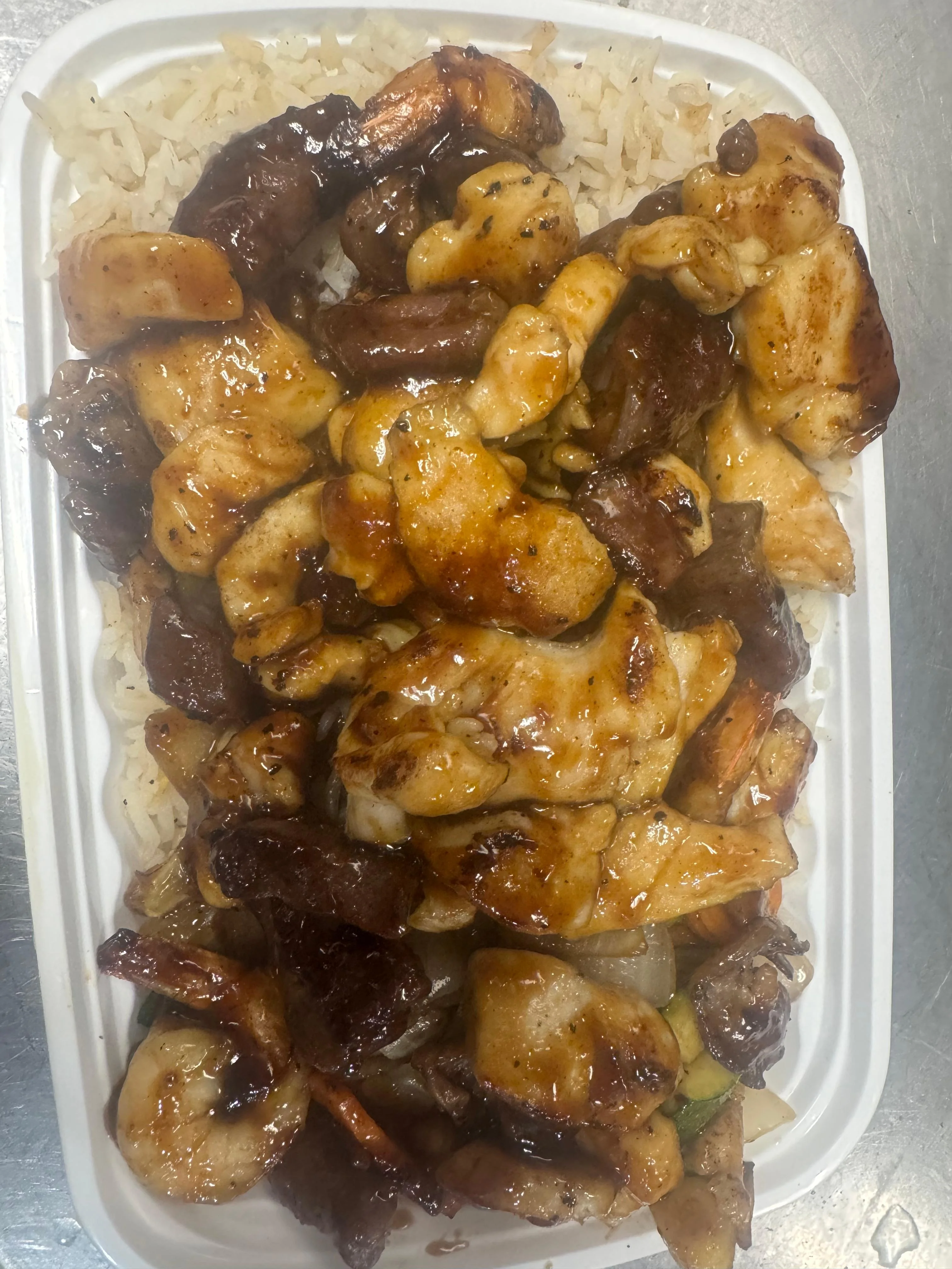 Chicken + Shrimp Hibachi