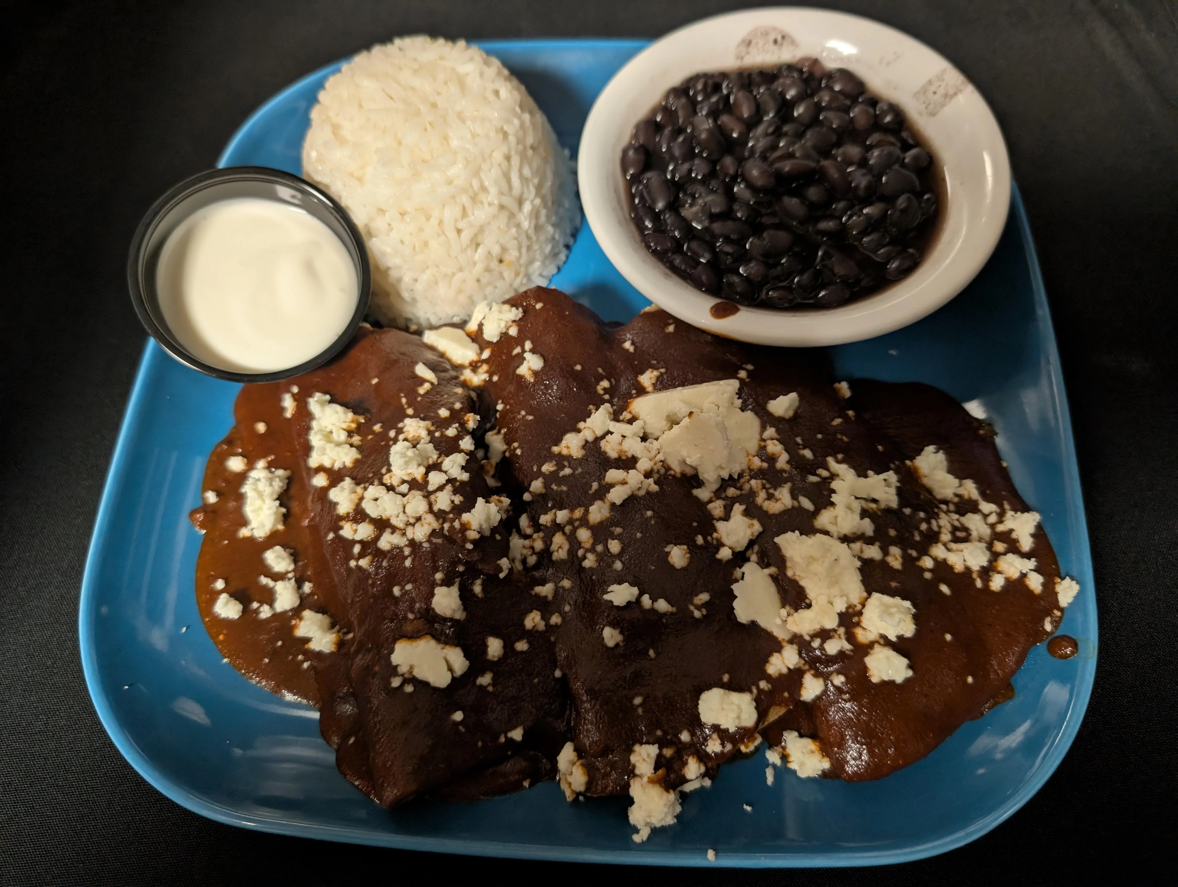 Mole Enchiladas