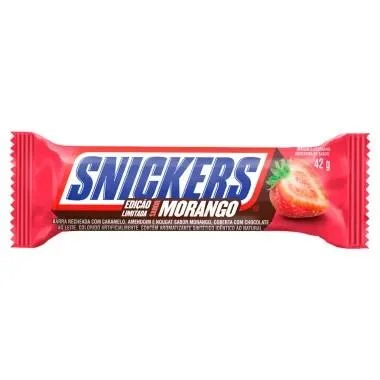 Chocolate Snickers strawberry Morango 42g
