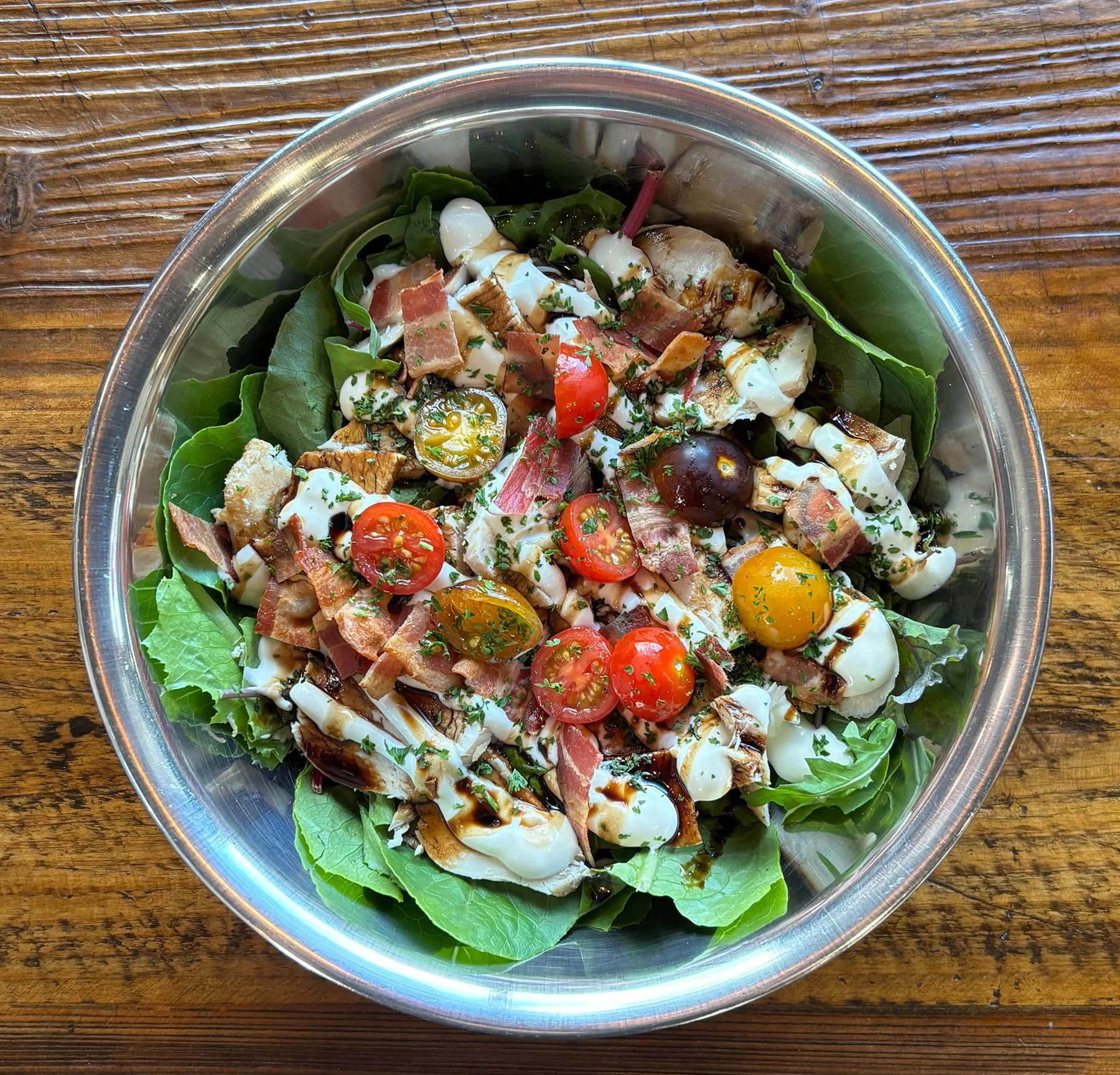 Warm Chicken & Bacon Salad