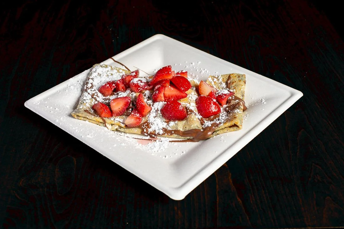 Nutella, Banana & Strawberries Crepe