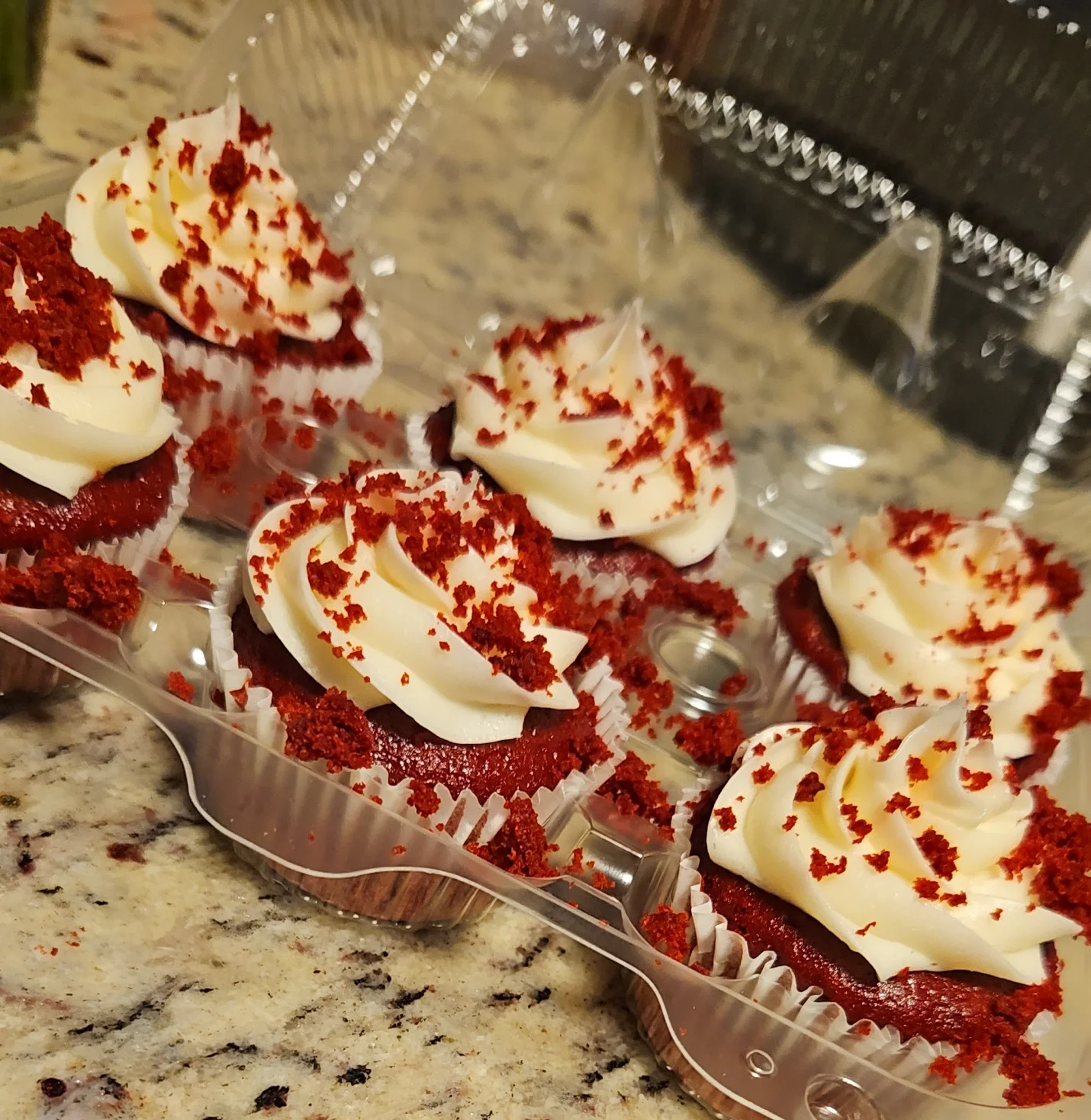 Delicious red velvet cupcakes with cream cheese frosting