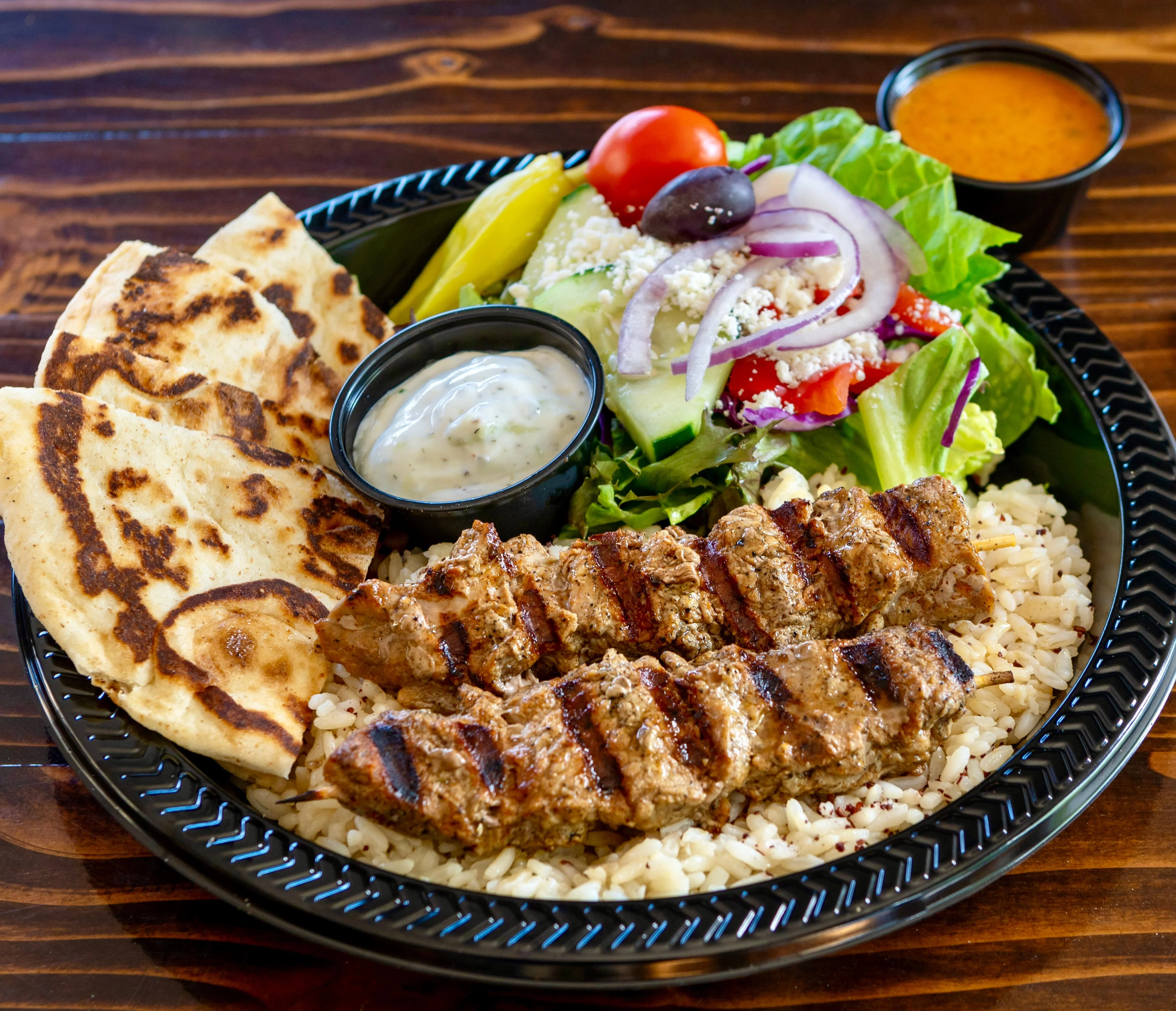 Beef Kabob Platter