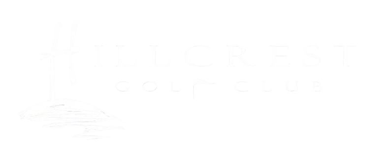 Logo of Hillcrest Golf Club featuring a golf flag and scenic design