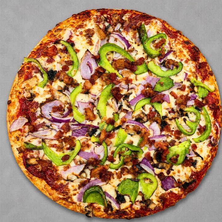 Bison Super Deluxe Pizza