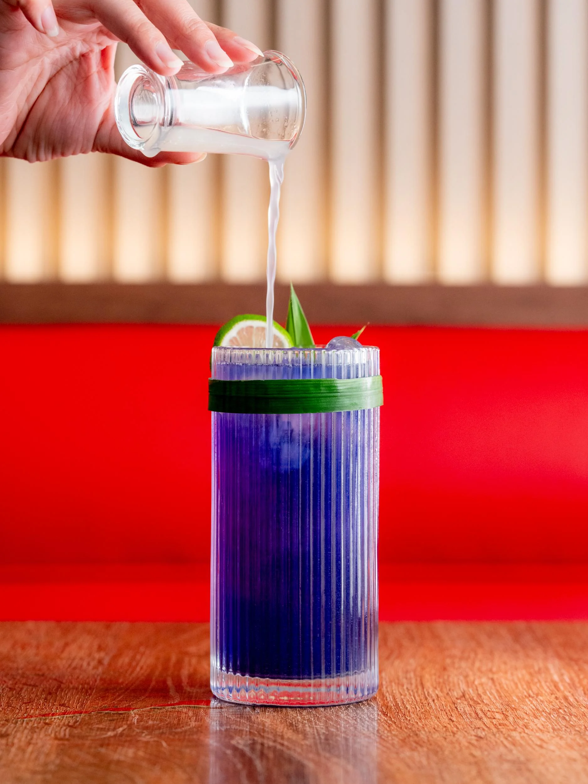 B4. Butterfly Pea Lemonade (Nam Dok Anchan)